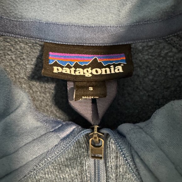 Patagonia Better Sweater 1/4-Zip Fleece, Blue, Size Small - Picture 6 of 6